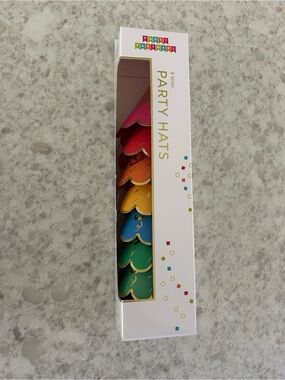 “New” Party Partners Bright Multicolor Mini Hats — Pack of 8